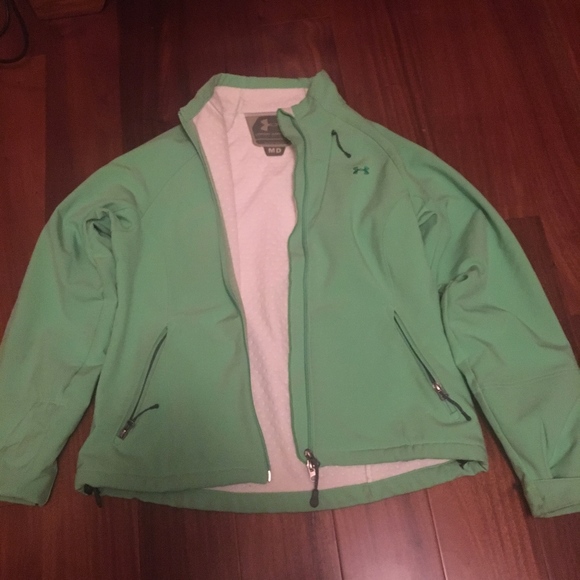 under armour jackets green women